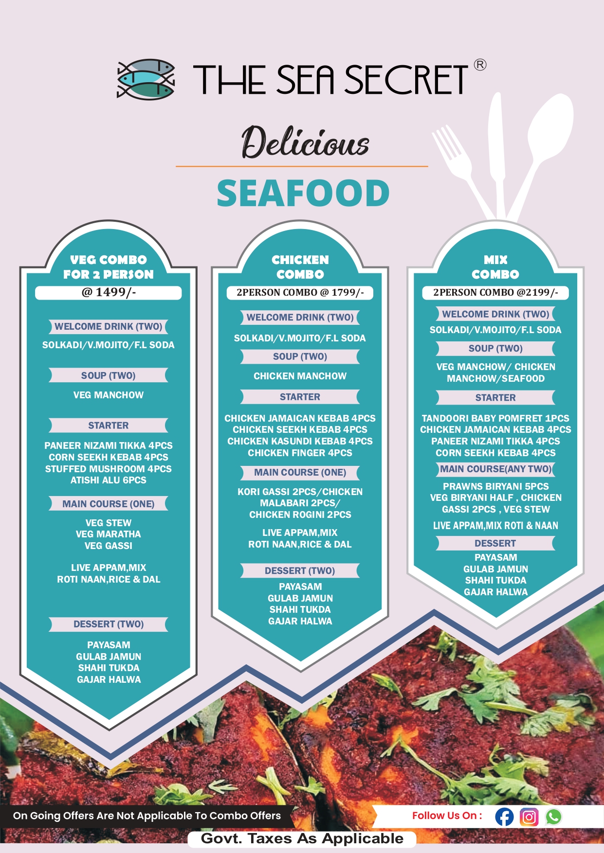 Buffet & Combo Menu